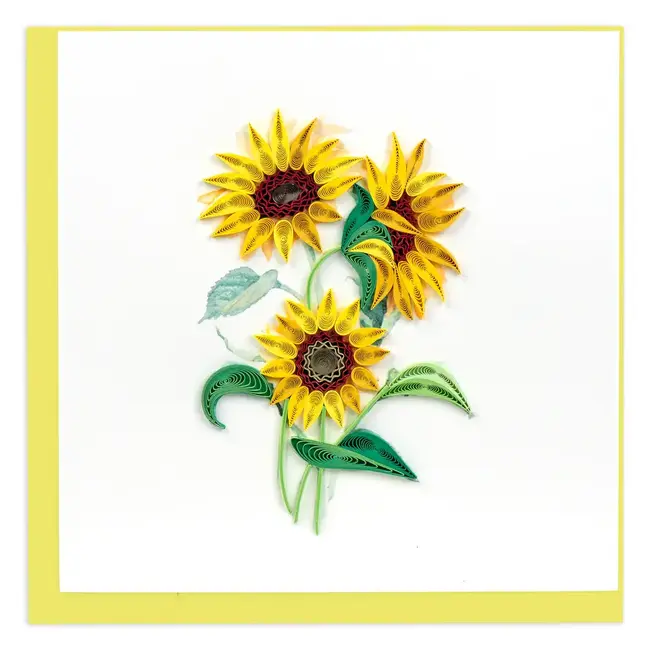 Quilling Card - Wild Sunflowers