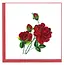 Quilled Card - Red Roses