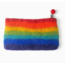 Nepal Rainbow Felt Coin Purse