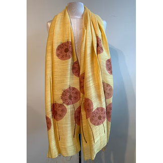 Vietnam Dandelion Scarf - Snapdragon