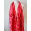 Vietnam Olive Leaf Scarf - Cochineal