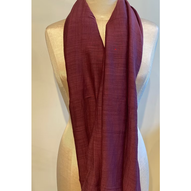 Hanoi Scarf - Burgundy
