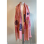 Vietnam Shells Scarf - Rose & Navy