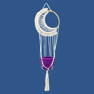 Nepal Moon Hoop Plant Hanger
