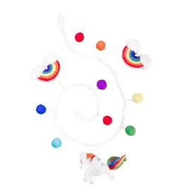 Nepal Rainbow Unicorn Felt Garland