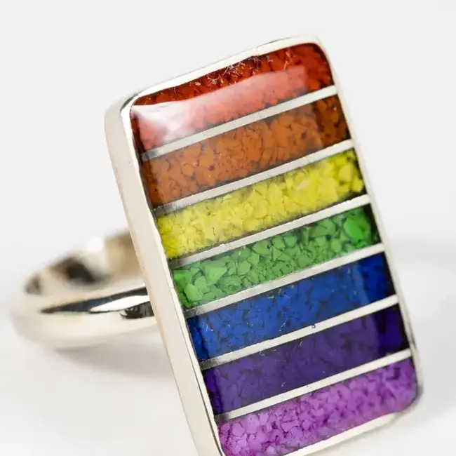 Rainbow Banner Ring