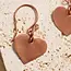 Chile Alma Copper Heart Earrings