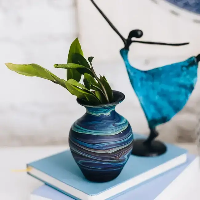 Ancient Beauty Phoenician Glass Bud Vase