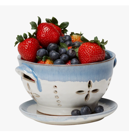 Nepal Blue & White Berry Colander