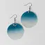 Philippines Calao Ombre Capiz Drop Earrings