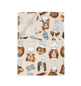 India Dog Chefs Tea Towel