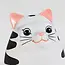 Gray Cat Eyeglass Holder