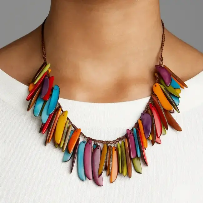 Jungle Tagua Necklace