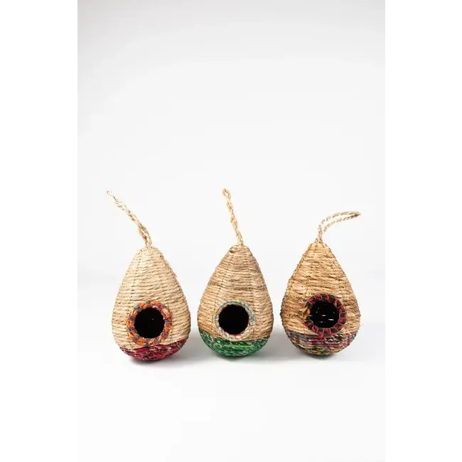 Teardrop Sari Birdhouse