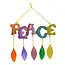 Indonesia Recycled Glass Mobile - Peace