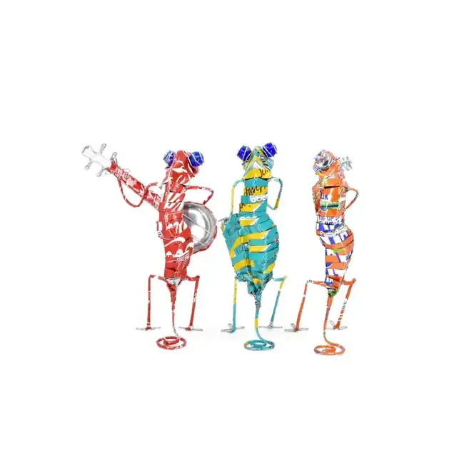 Groovy Gecko Band Banjo Sculpture