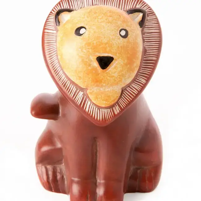 Soapstone Sweetheart Lion