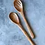 Olive Wood Slatted Salad Servers