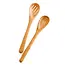 Olive Wood Slatted Salad Servers