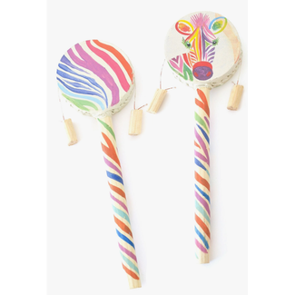 Kenya Rainbow Zebra Spin Drum