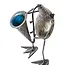 Kenya Metal Frog Sculpture - Horn Player