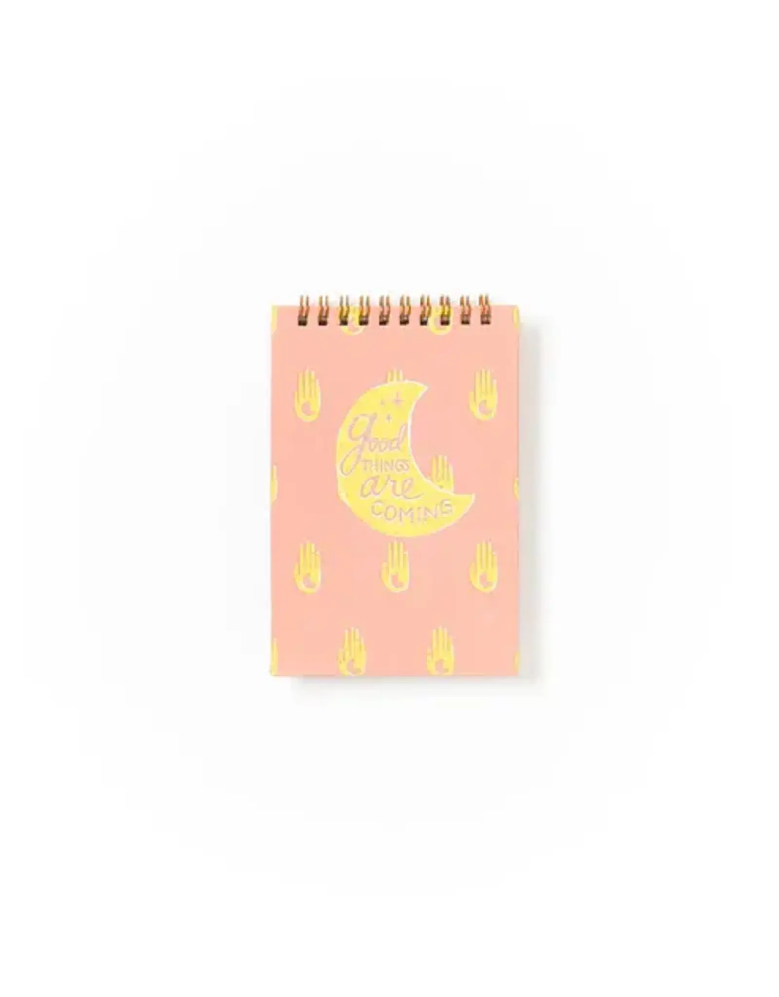 India Anju Hamsa Moon 4x6 Spiral Notebook