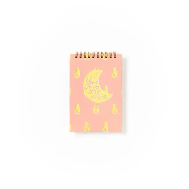 Anju Hamsa Moon 4x6 Spiral Notebook