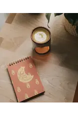India Anju Hamsa Moon 4x6 Spiral Notebook