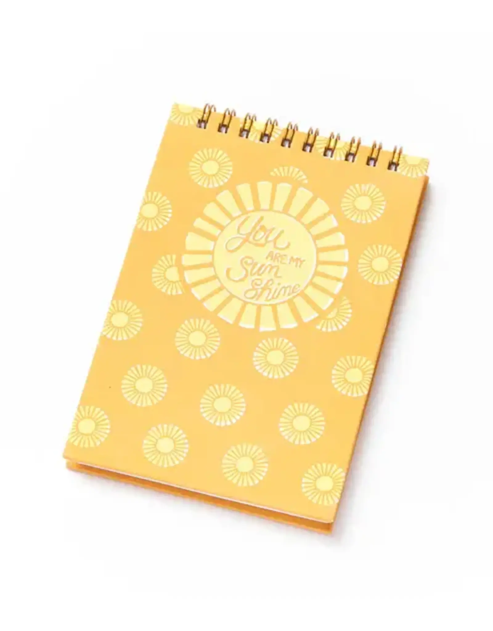 India Anju Sunshine 4x6 Spiral Notebook