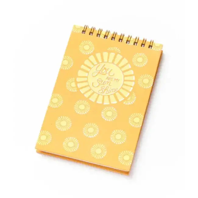 Anju Sunshine 4x6 Spiral Notebook