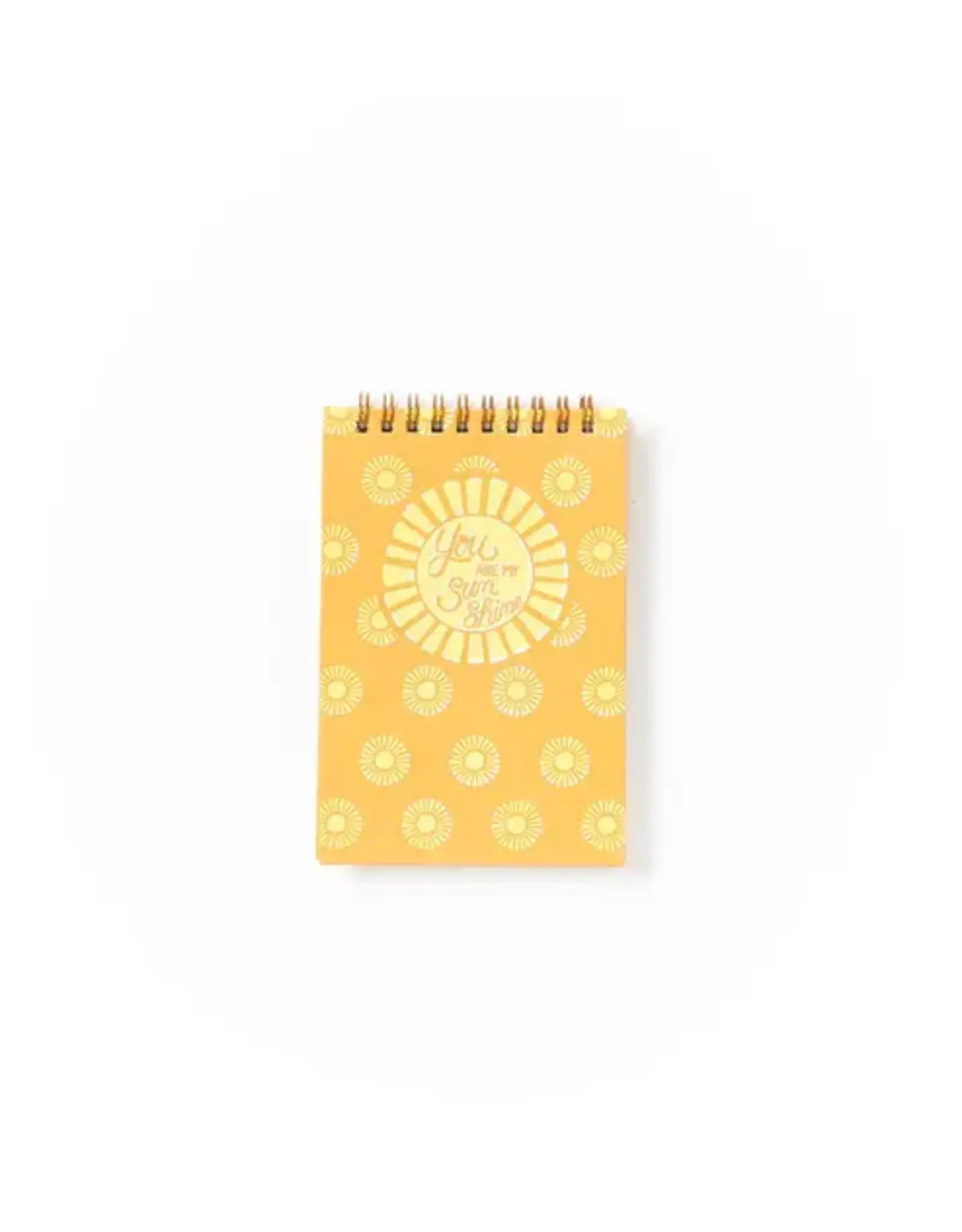 India Anju Sunshine 4x6 Spiral Notebook