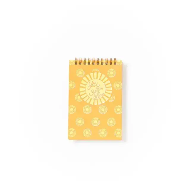 Anju Sunshine 4x6 Spiral Notebook