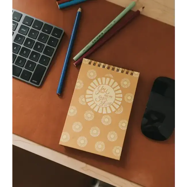 CLEARANCE Anju Sunshine 4x6 Spiral Notebook