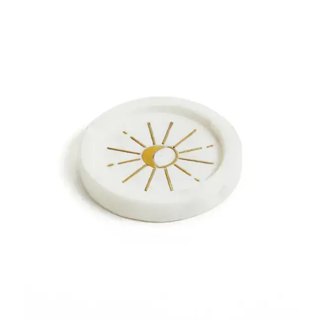 Indukala Round Moon Incense Holder