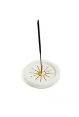 India Indukala Round Moon Incense Holder