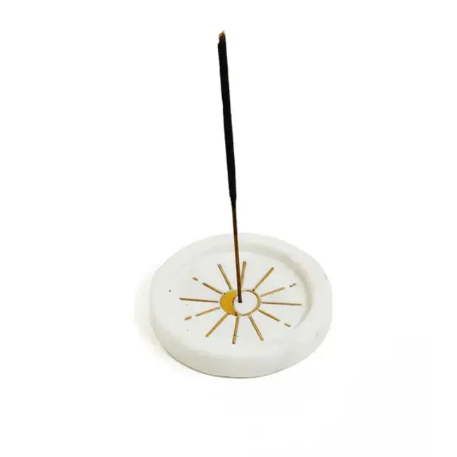 Indukala Round Moon Incense Holder