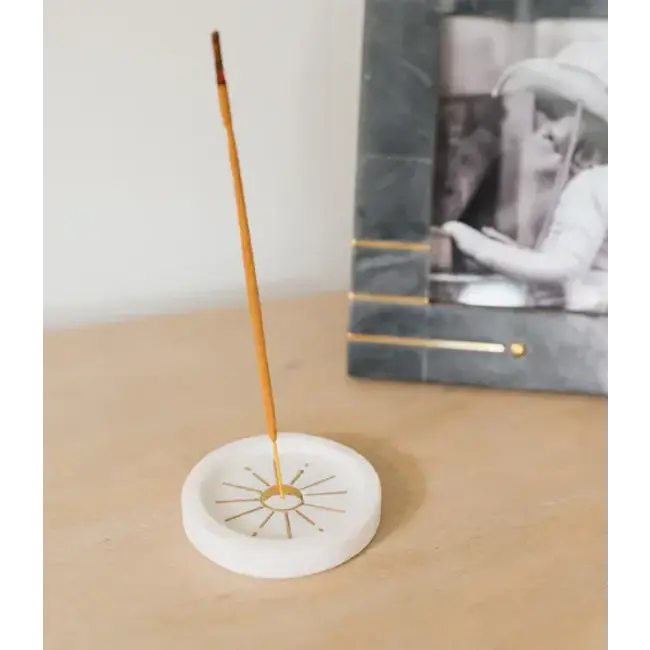 Indukala Round Moon Incense Holder