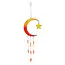 Recycled Glass Suncatcher - Moon w/ Star