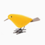 Painted Stone & Metal Bird
