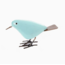 Painted Stone & Metal Bird
