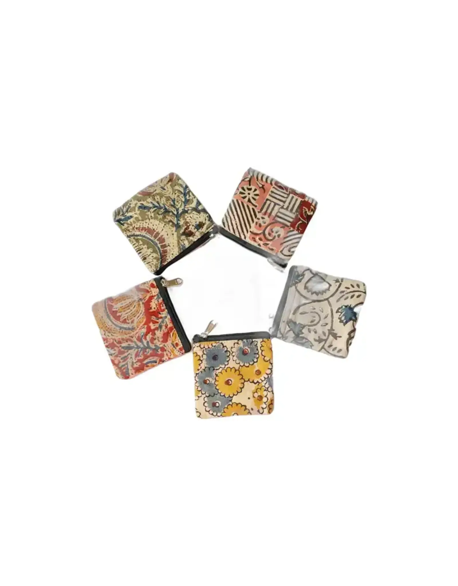 India Kalamkari Coin Purse
