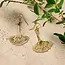 India Ginkgo Leaf Dangle Earrings