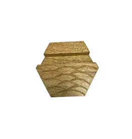 India Shell Pattern Wood Phone Stand