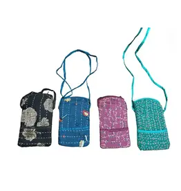 India Upcycled Sari Phone Bag