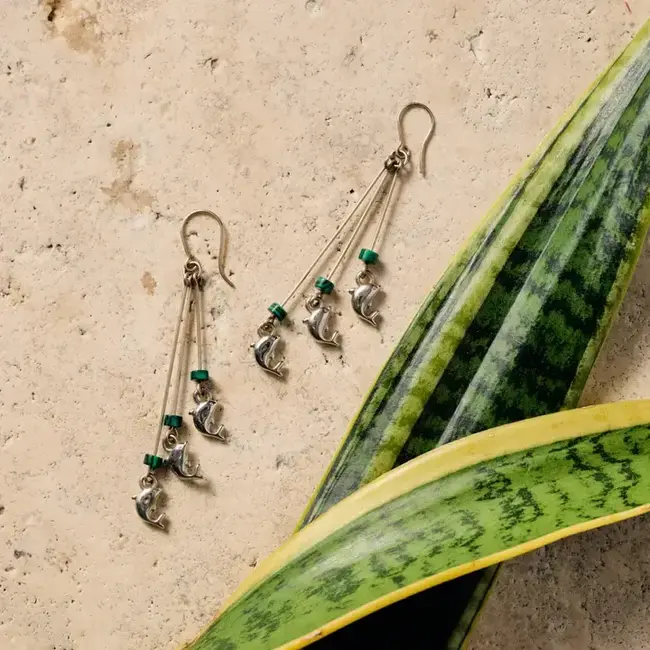 Mancora Dolphin Dangle Earrings