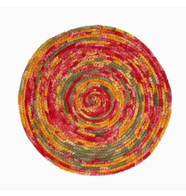 Bangladesh Recycled Sari Round Placemat