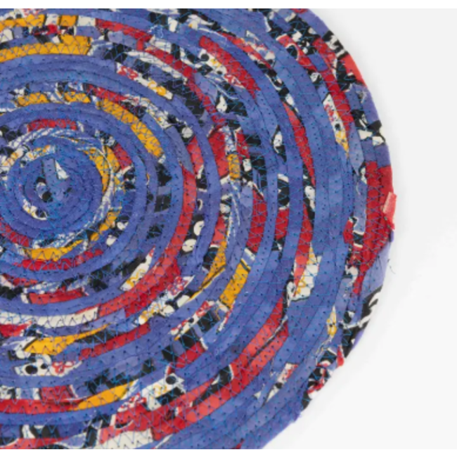 Recycled Sari Round Placemat