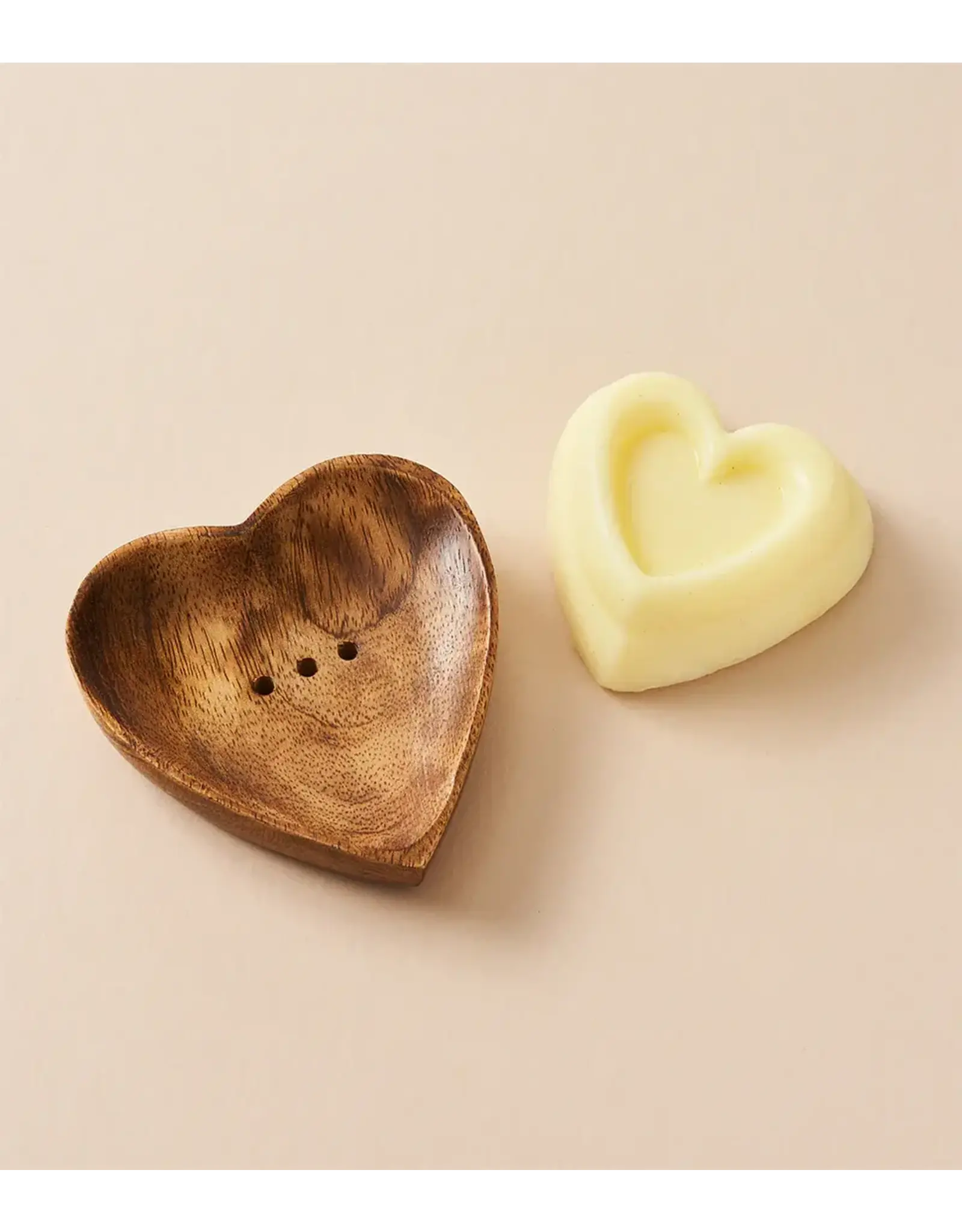 India Aaram Heart Soap Dish Set