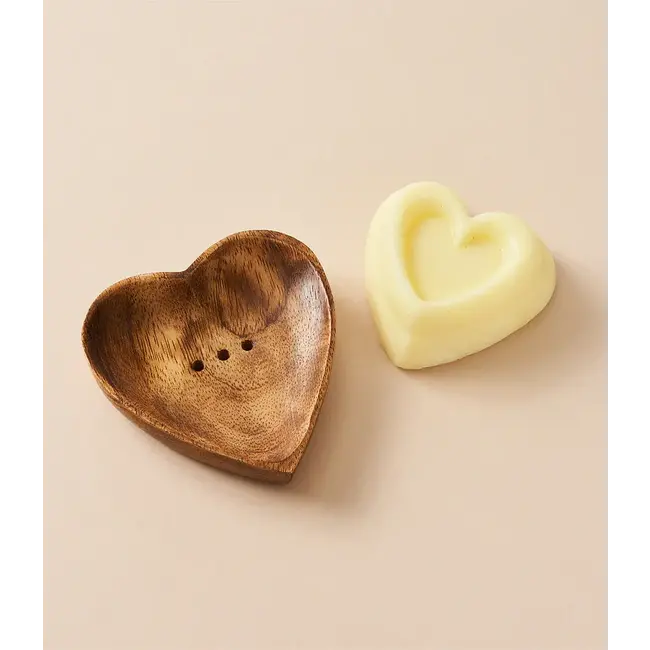 CLEARANCE Aaram Heart Soap Dish Set