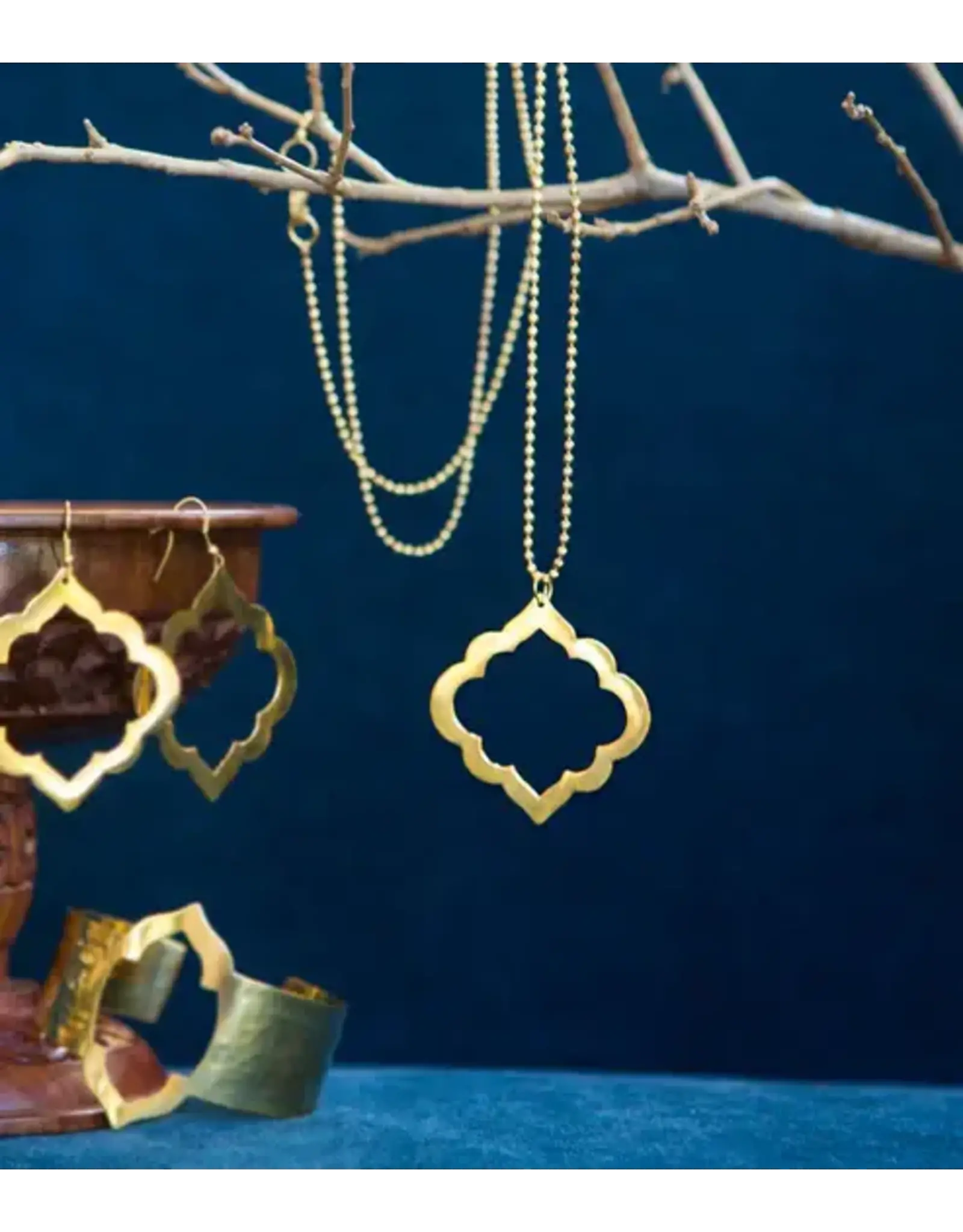India Ashram Arch Window Necklace